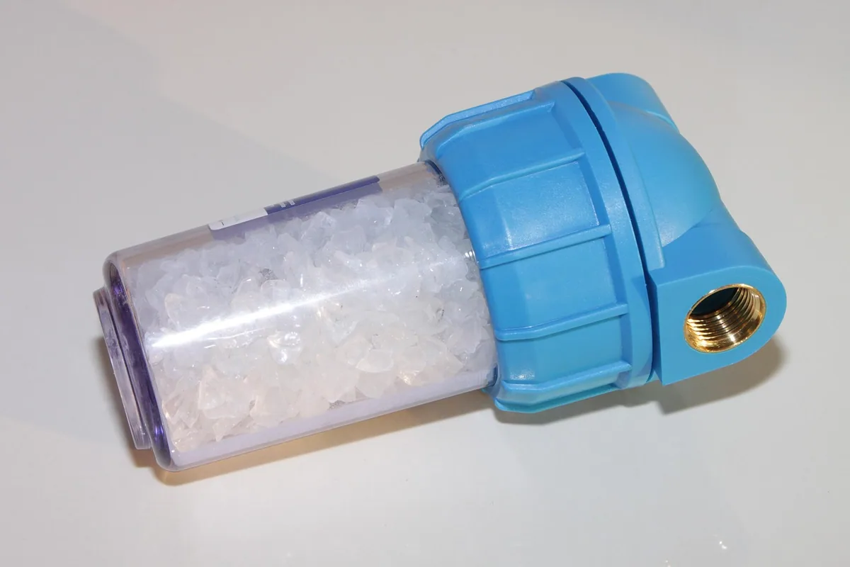Filtro antical de polifosfatos, de los que se ponen en la toma de agua de la lavadora